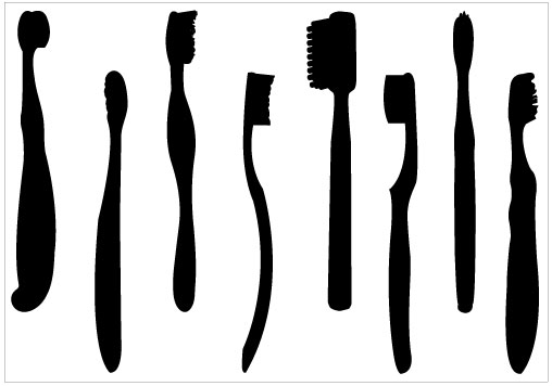 Toothbrush Clipart Black And White Toothbrush Vector Graphics Clip Art    