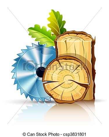 Wood With Circular Saw Illustration    Csp3831801   Search Clipart
