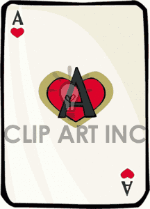 Ace Of Hearts Playing Card