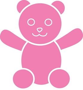 Bear Clipart Image   Pink Teddy Bear