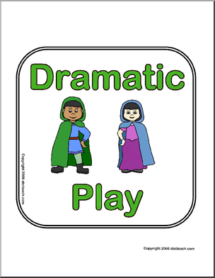 Center Sign  Dramatic Play   Preview 1