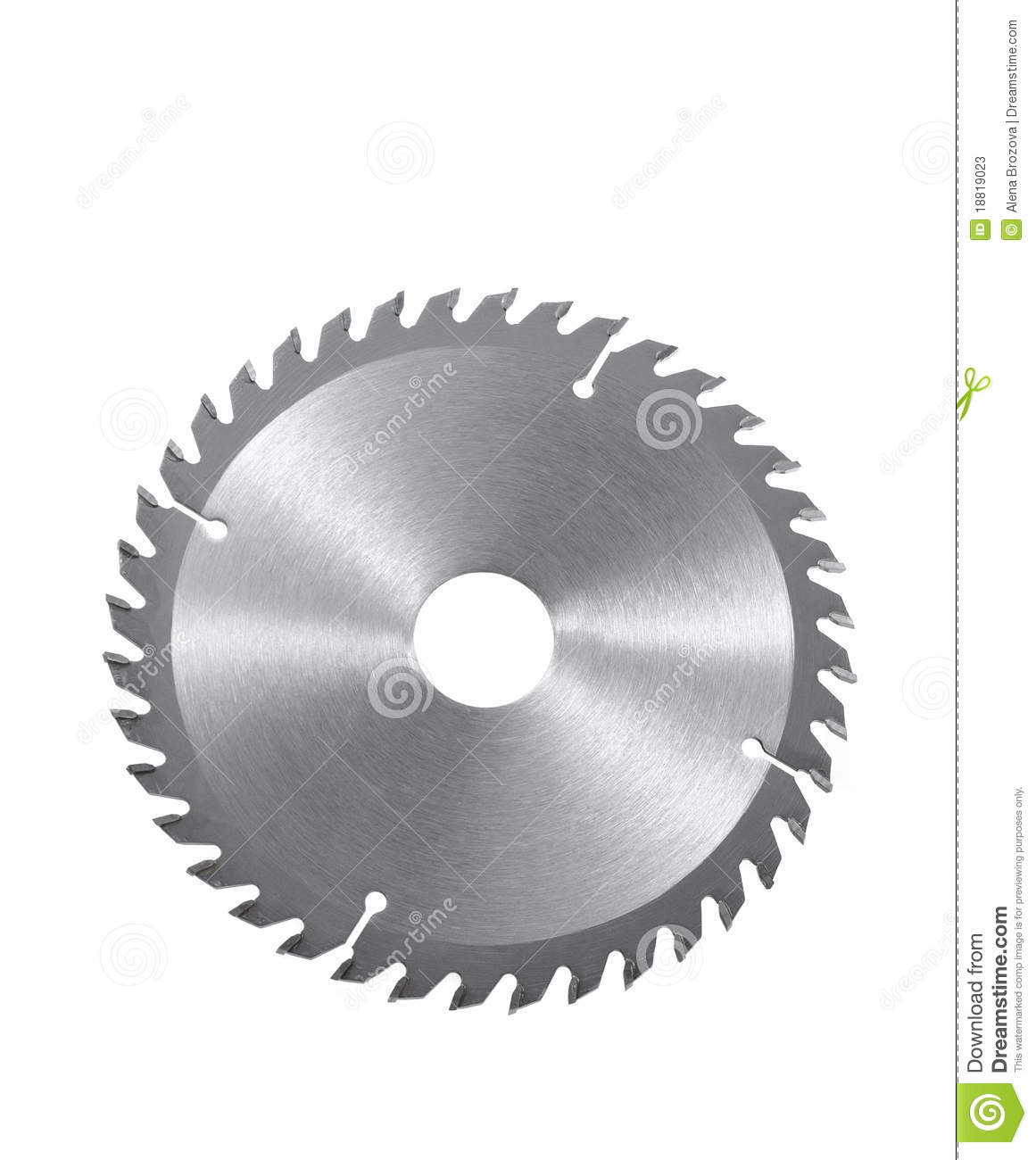 Circular Saw Blade For Wood Isolated On White Stock Photos   Image