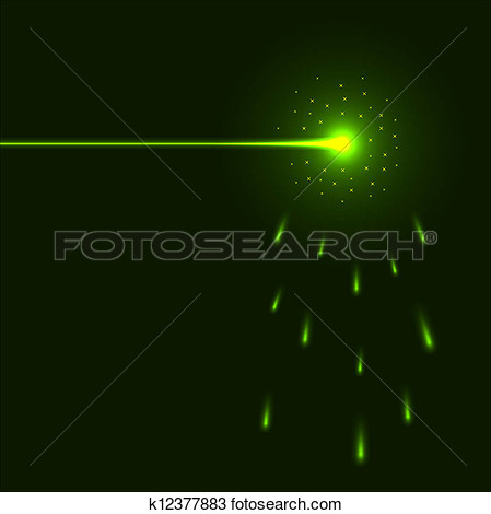 Clipart   Green Laser Beam Background With Copy Space   Fotosearch