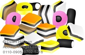 Clipart Illustration Of A Batch Of Tasty Licorice Allsorts   Acclaim
