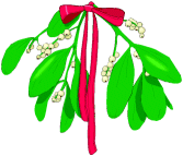 Clipart Of Christmas Bell Colorful Clipart Of Bright Green Mistletoe