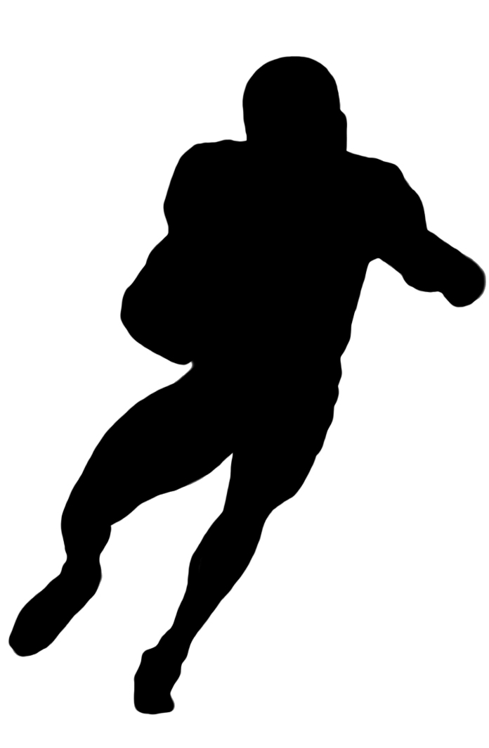 Clipart Of Football Player Football Silhouette