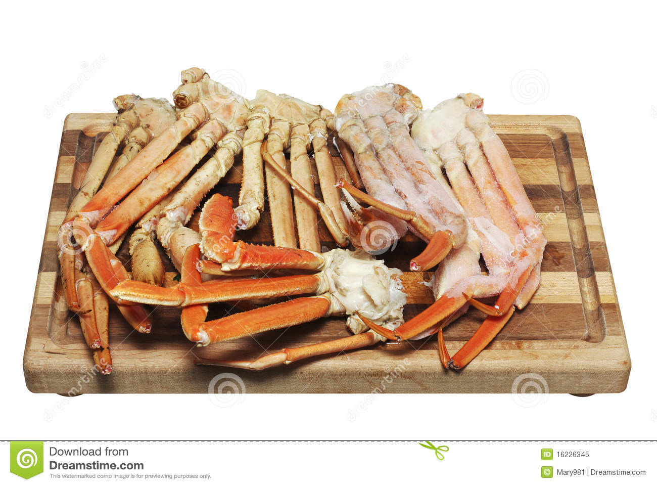 Crab Legs Isolated On White Royalty Free Stock Photo   Image  16226345