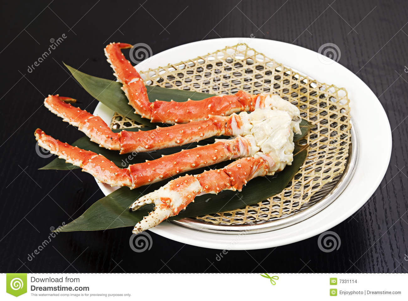Crab Legs Over The Plate