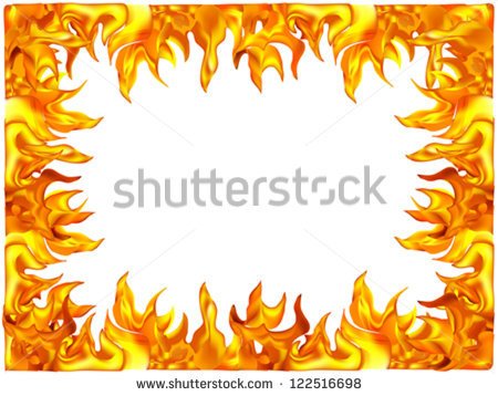 Flame Border Stock Photos Illustrations And Vector Art
