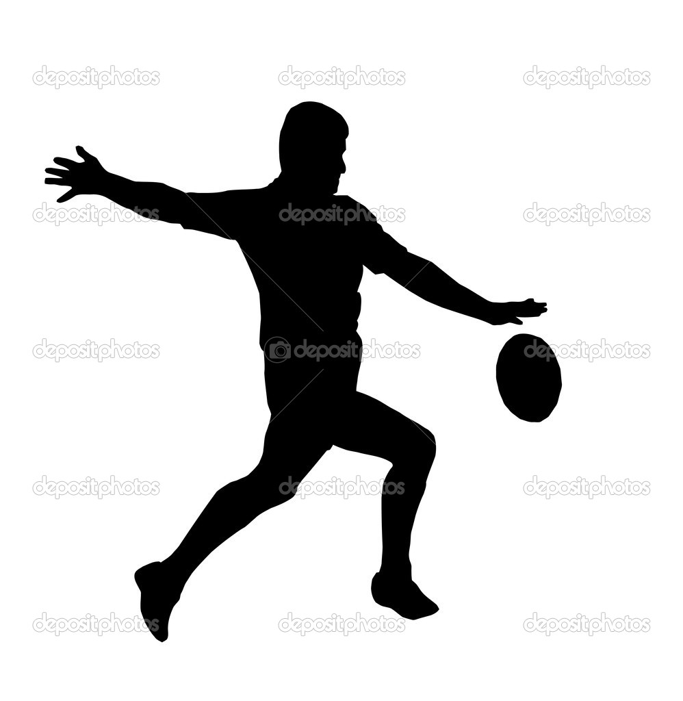 Football Player Running Silhouette   Clipart Panda   Free Clipart    
