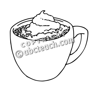 Go Back   Pix For   Hot Chocolate Clipart Black And White