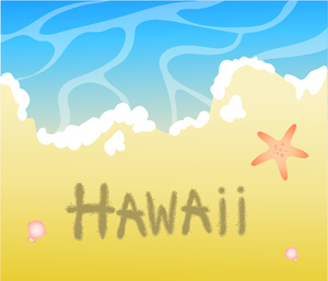 Hawaiian Beach Clipart Hawaii Clipart Image  Beach In