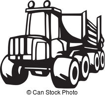 Logging Truck Clipart Vector Graphics  140 Logging Truck Eps Clip Art    