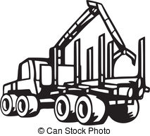 Logging Truck Clipart Vector Graphics  140 Logging Truck Eps Clip Art    