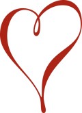 Pink Heart Clipart Love Flourish Cipart Love Calligraphy Clipart