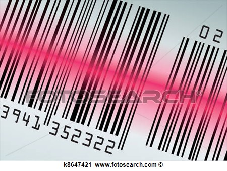 Red Laser Beam Clipart Barcode With Red Laser Beam 