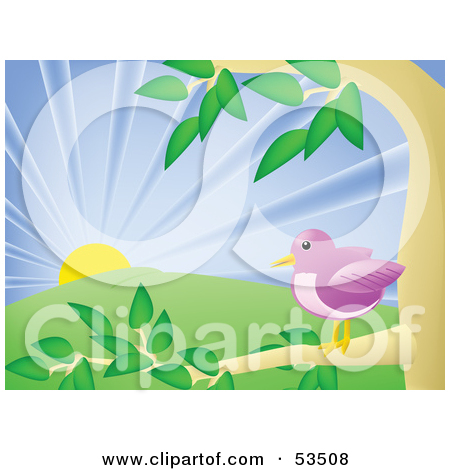 Royalty Free  Rf  Clipart Illustration Of A Hot Summer Sun With Waving