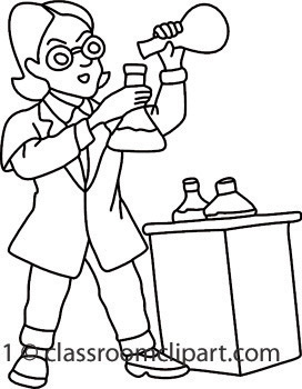 Science Clipart Black And White Science   21411 Sci 23bw