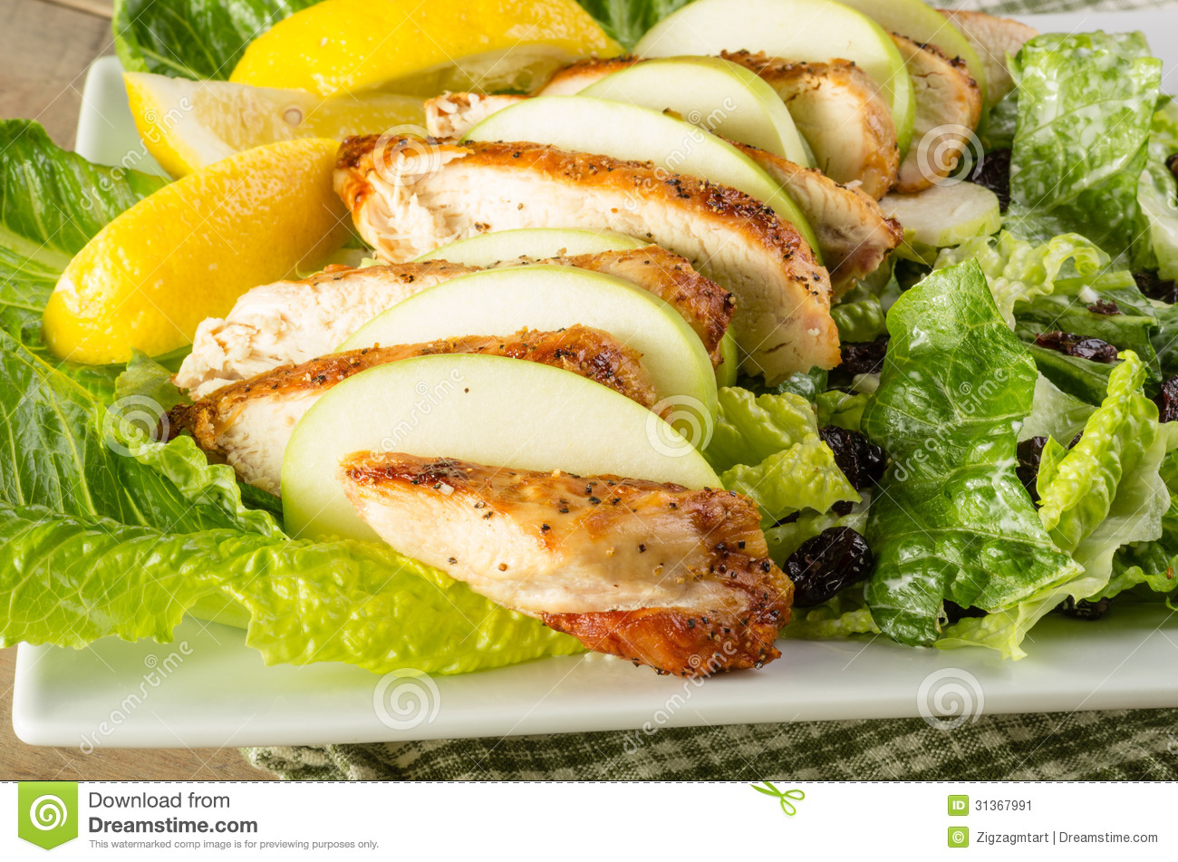 Apple Cranberry Chicken Salad Stock Image   Image  31367991