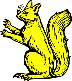 Arms Squirrel Heraldic Squirrel Medieval Heraldic Squirrel Squirrel
