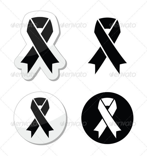 Black Ribbon   Mourning Death Symbol   Health Medicine Conceptual