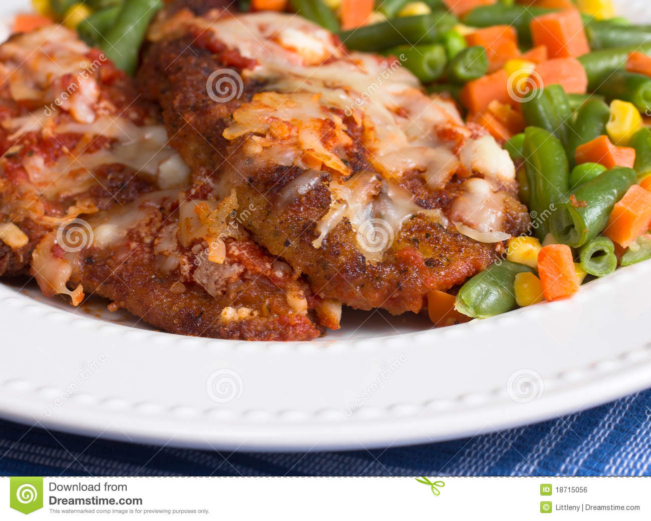 Chicken Parmesan Royalty Free Stock Image   Image  18715056