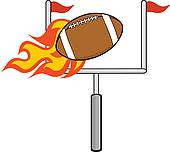 Football Flaming Clip Art Royalty Free  246 Football Flaming Clipart