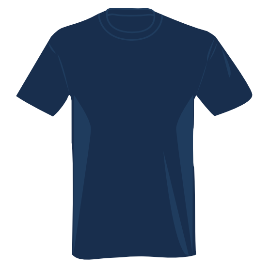 Free Dark Blue T Shirt Clip Art
