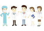 Health Care Professionals Clipart A Team Of Medical Professionals In A
