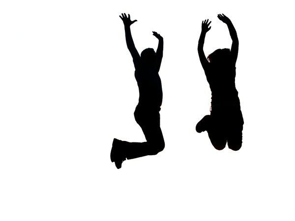 Jumping Couple   Free Stock Photos   Rgbstock  Free Stock Images