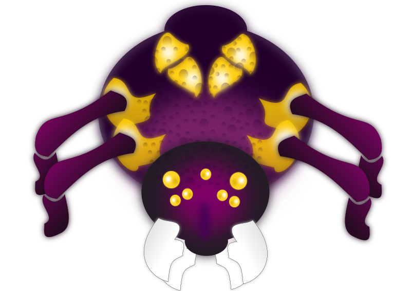 Purple Spider By Gblas Ivan