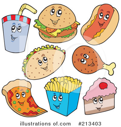 Royalty Free  Rf  Food Clipart Illustration By Visekart   Stock Sample