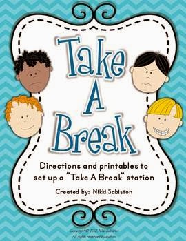 Take A Break  Behavior Management And Self Regulation From Teaching    
