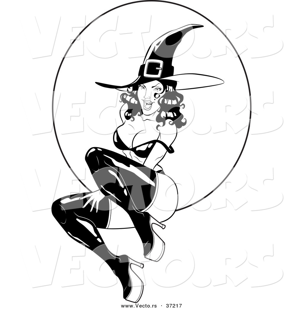 Witch Clipart Black And White   Clipart Panda   Free Clipart Images