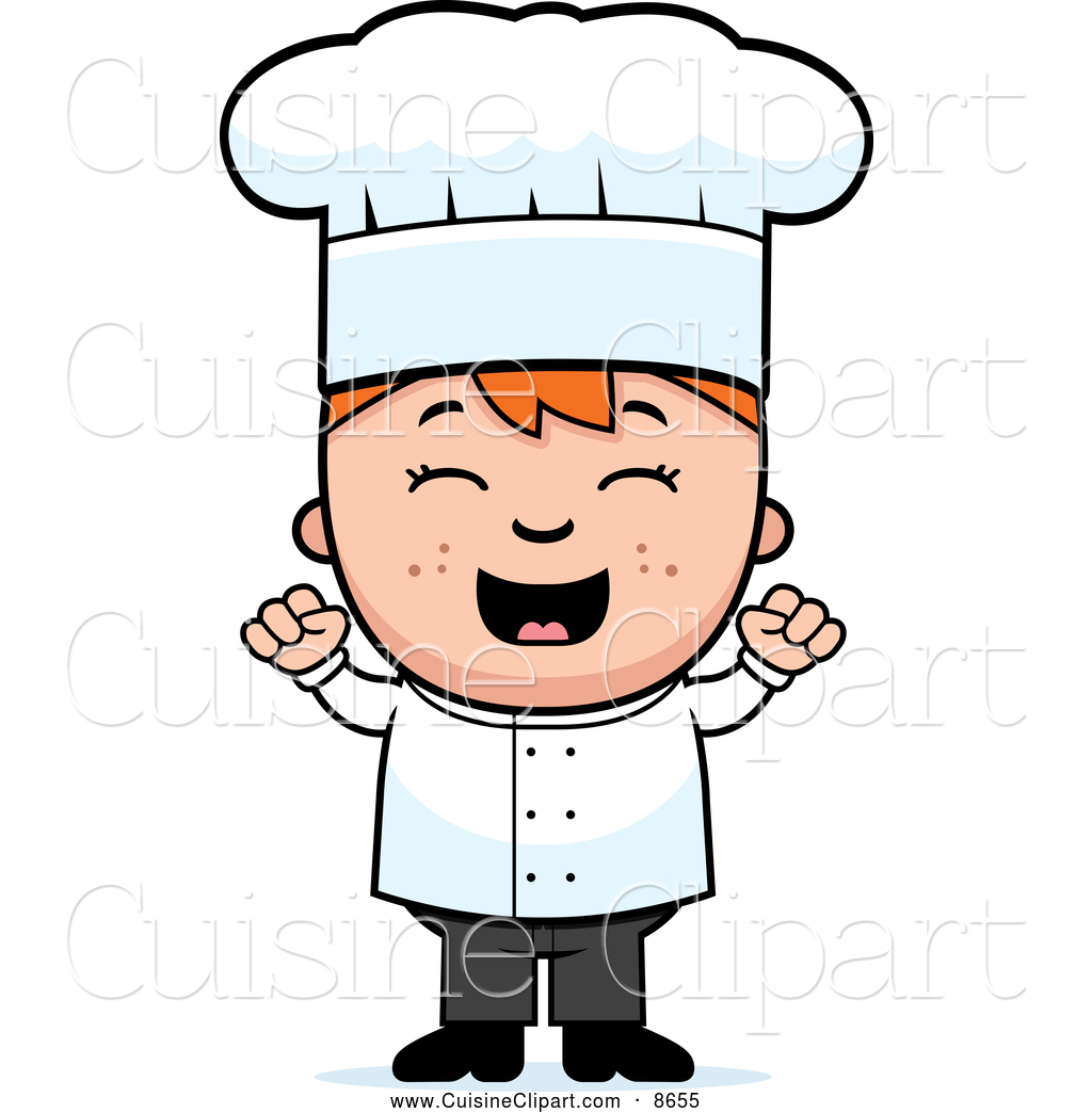 Chef Clipart Clipart Of A Cheering Chef