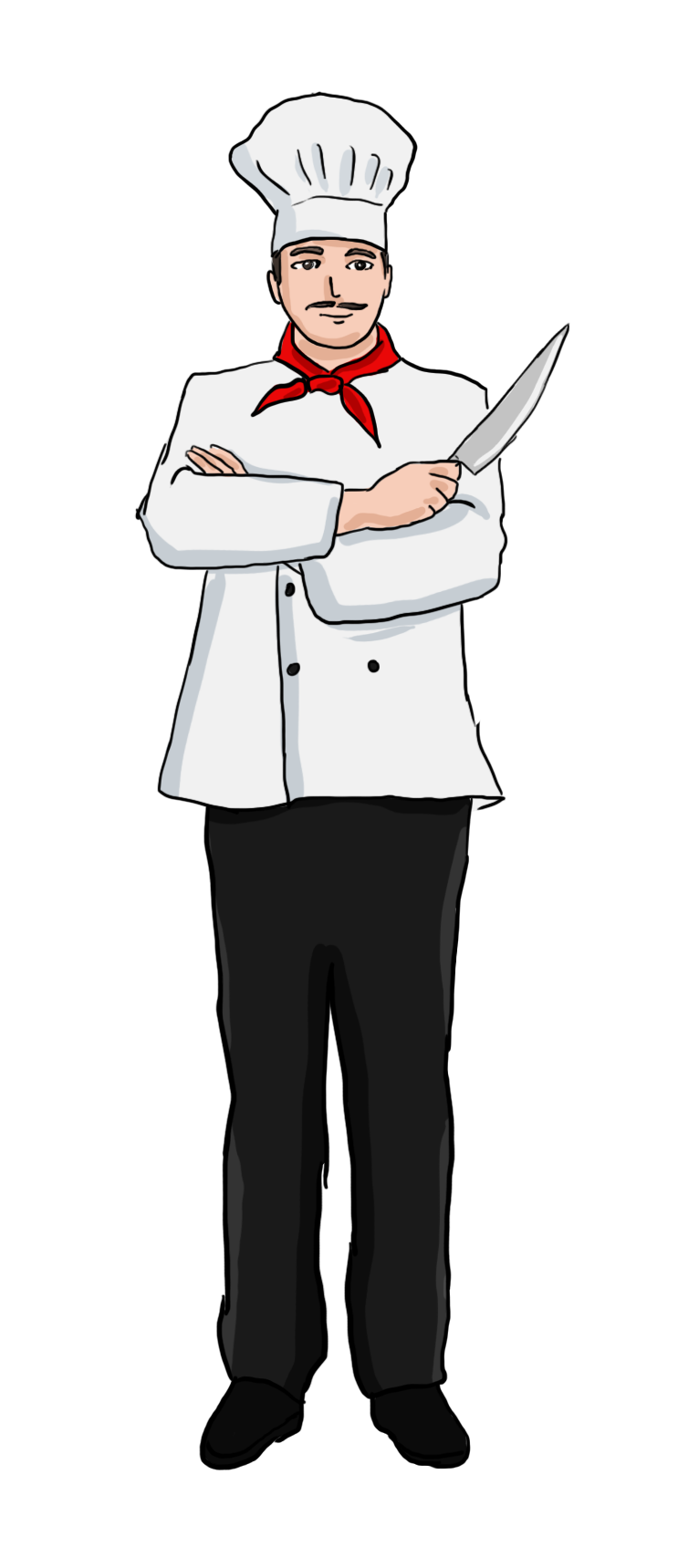 Chef Clipart This Clip Art Of A Master Chef