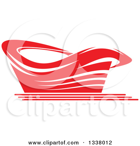 Clipart Of A Green Sports Stadium Arena Building   Royalty Free Vector