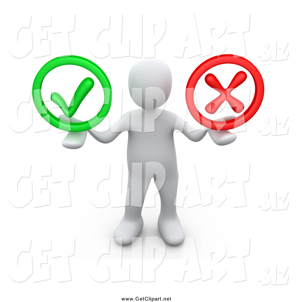 Larger Preview  Clip Art Of A 3d White Man Holding His Arms Out With A