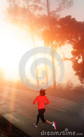 Morning Run Woman Royalty Free Stock Photo   Image  25068815