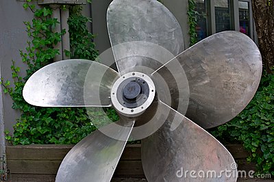 Ship S Propeller Stands Watch Over A Garden Out Of Place Out Of