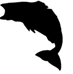 Showing Gallery For Bass Fish Silhouette Clipart