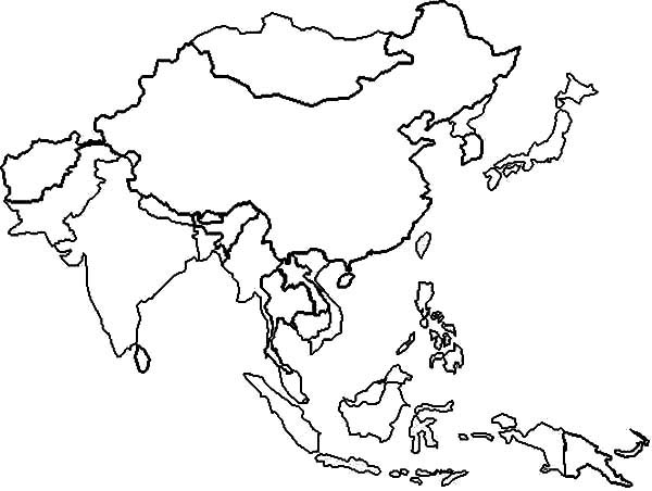 World Map Coloring Page   Clipart Panda   Free Clipart Images