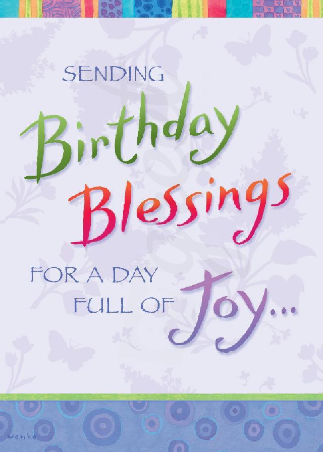 Birthday Blessings By Crown Point Graphics