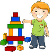 Clipart Of Boy Playing With Blocks Nan0031   Search Clip Art