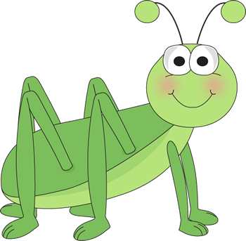 Cute Grasshopper Clip Art Image   Cute Green Grasshopper With Big Eyes