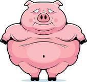 Fat Pig   Clipart Graphic
