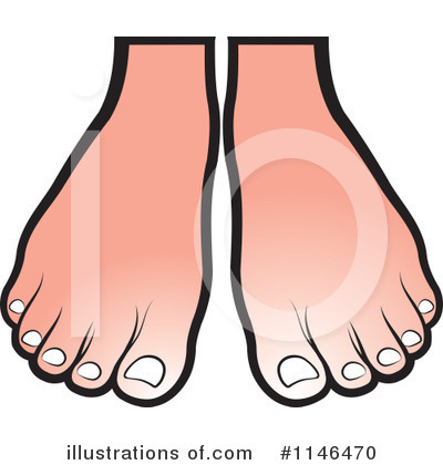 Feet Clipart  1146470   Illustration By Lal Perera