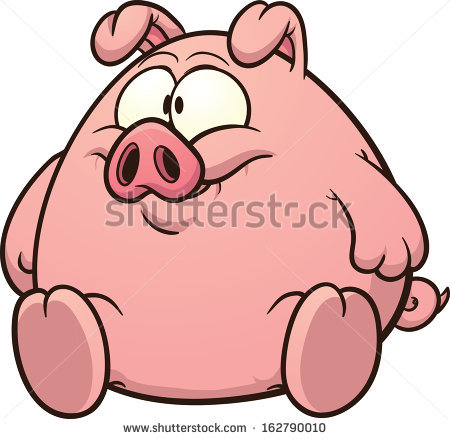 Guinea Pig Clipart Stock Vector Fat Pig Clip Art Vector Cartoon