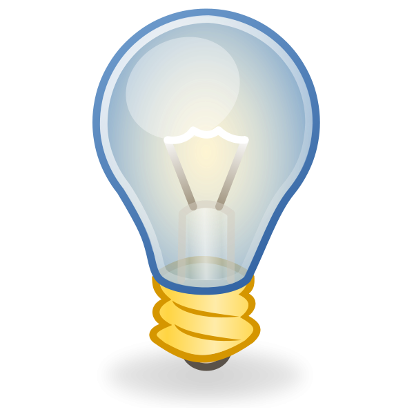 Light Bulb Icon Clipart Vector Clip Art Online Royalty Free