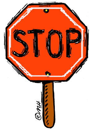 Stop Sign  In Color    Clip Art Gallery
